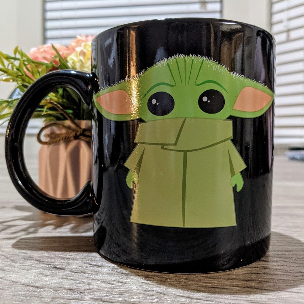 Disney Baby Yoda Black Mug